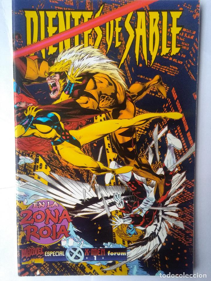 C&oacute;mics: DIENTES DE SABLE-EN LA ZONA ROJA-MARVEL COMICS ESPECIAL - Foto 1