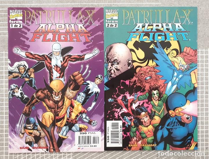 C&oacute;mics: PATRULLA-X / ALPHA FLIGHT de John Cassaday. SL completa de 2 comics. Forum 1999 - Foto 1