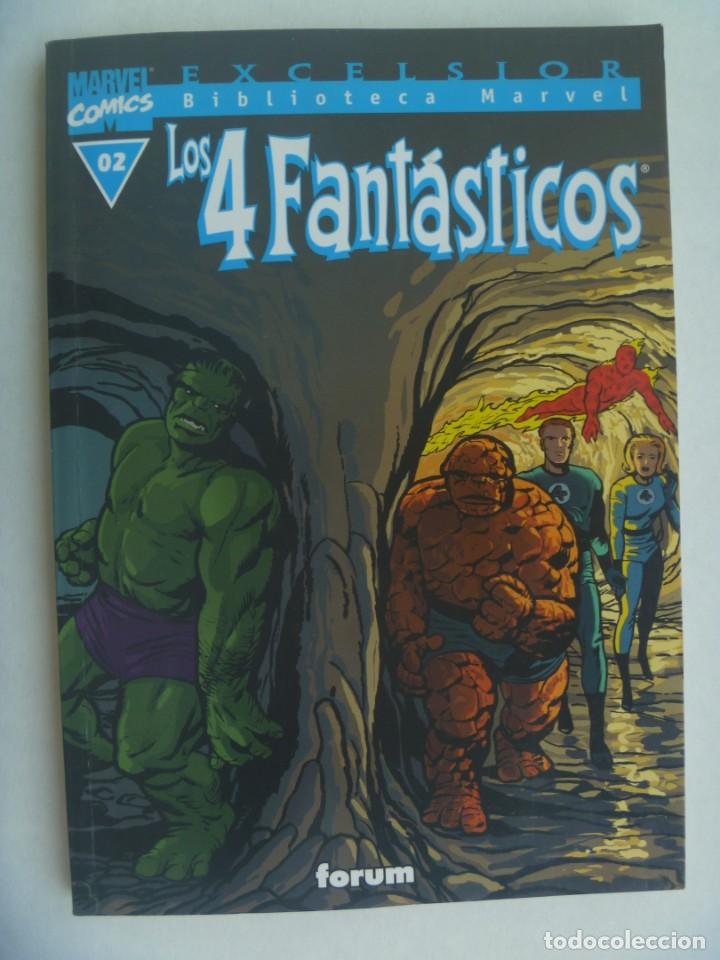 C&oacute;mics: EXCELSIOR BIBLIOTECA MARVEL - MARVEL COMICS , N&ordm; 2: LOS 4 FANTASTICOS . FORUM - Foto 1