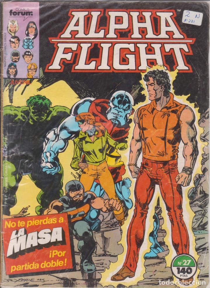 C&oacute;mics: C&Oacute;MIC ALPHA FLIGHT N&ordm; 27 ED. FORUM / MARVEL COLOR - Foto 1