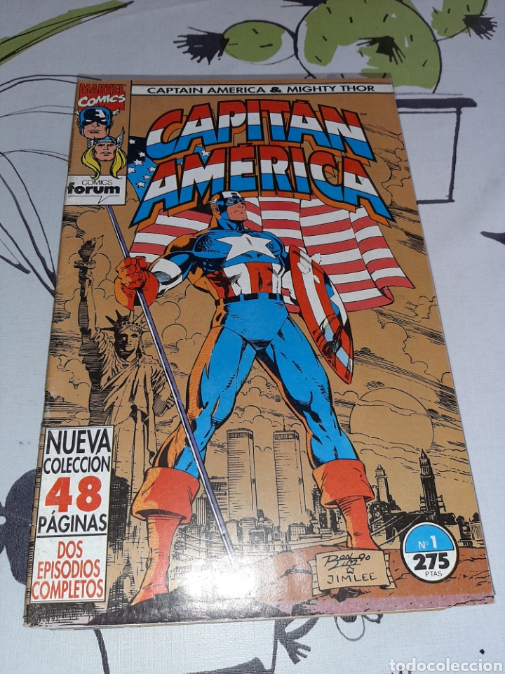 C&oacute;mics: Capit&aacute;n Am&eacute;rica y Mighty Thor Completa 13 comics - Foto 1