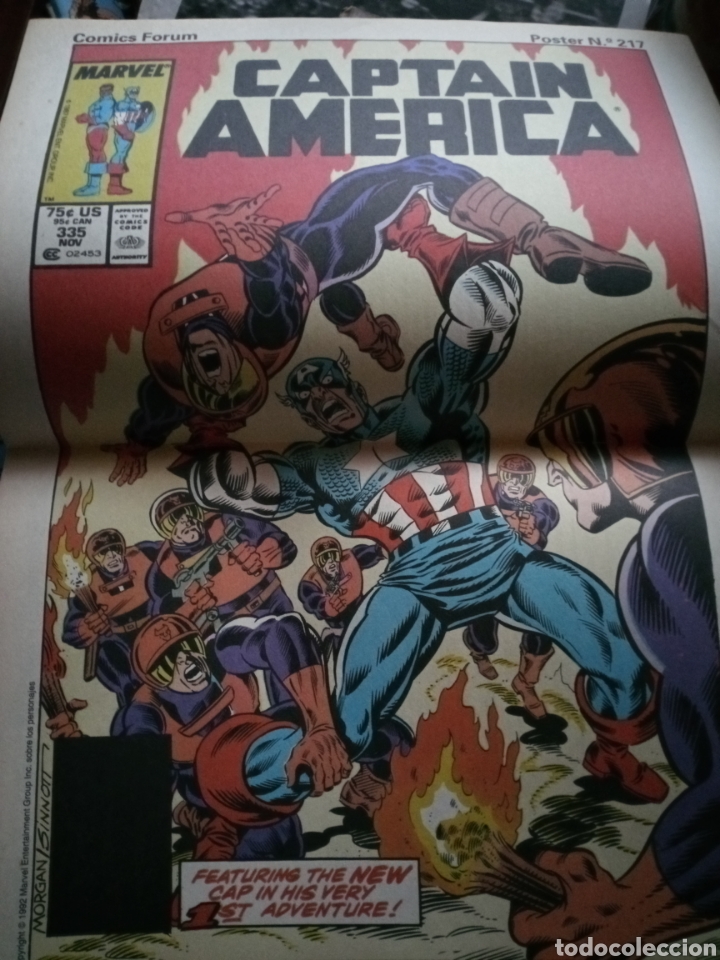 C&oacute;mics: Capit&aacute;n Am&eacute;rica Thor 72 Contiene p&oacute;ster cj69 - Foto 2