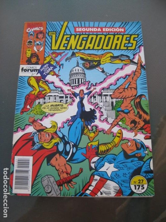 Cómics: Los Vengadores. Segunda Edicion. Nº 7. 5. 3. 27. 22. - Foto 2 - 220872377