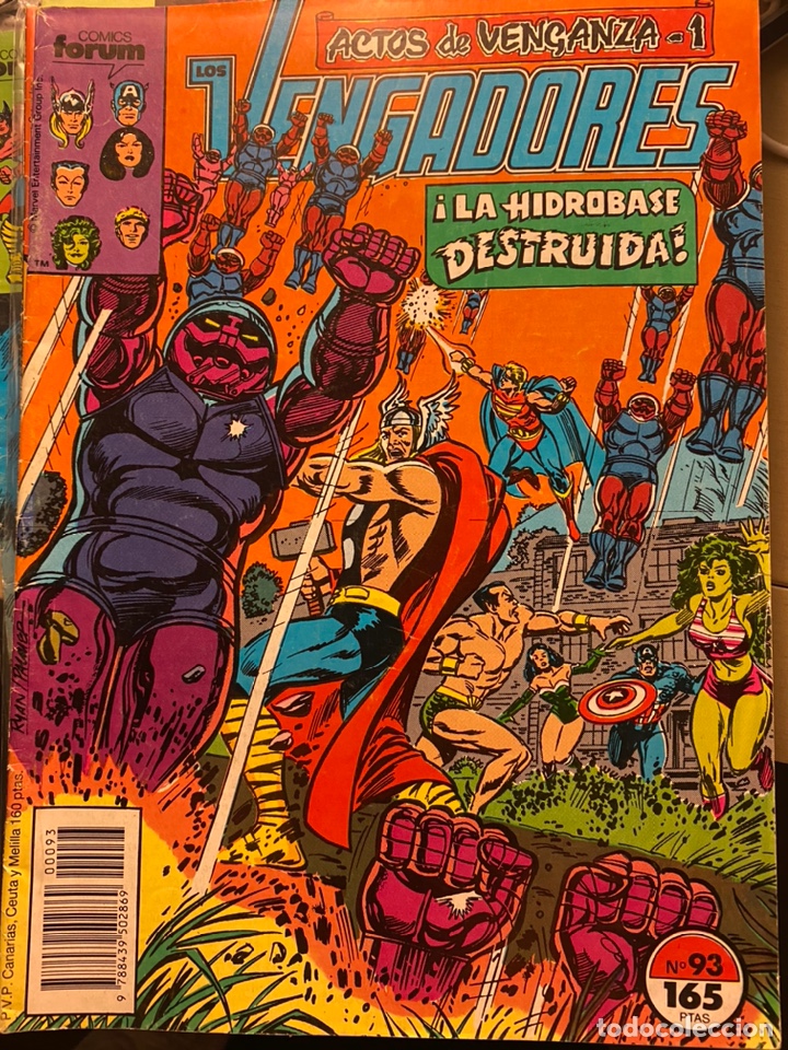 C&oacute;mics: Los Vengadores. Vol. 1 n&uacute;mero 92. F&oacute;rum. - Foto 1