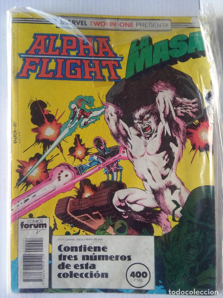 C&oacute;mics: MARVEL TWO IN ONE ALPHA FLIGHT LA MASA 45 -46 47 - Foto 1