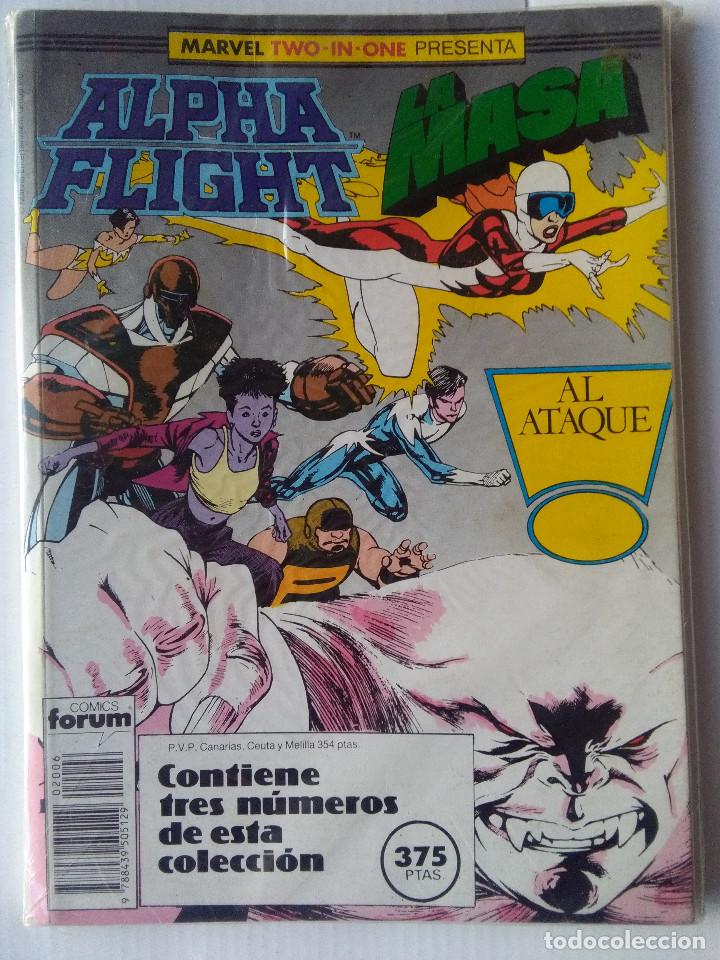C&oacute;mics: MARVEL TWO IN ONE ALPHA FLIGHT LA MASA 42-43-44 - Foto 1