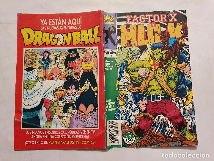 C&oacute;mics: COLECCION SERIES LIMITADAS VOL. 1 # 19 (FORUM) - HULK Y FACTOR X # 2 - Foto 2