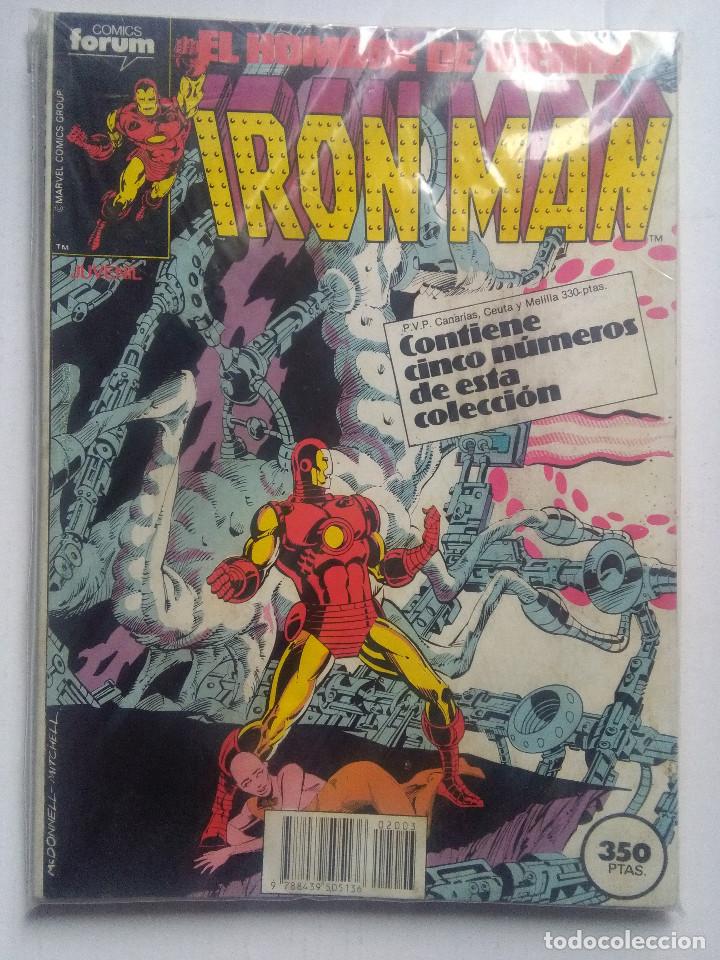 C&oacute;mics: IRON MAN TOMO 26 AL 30 PRIMERA EDICION FORUM - Foto 1