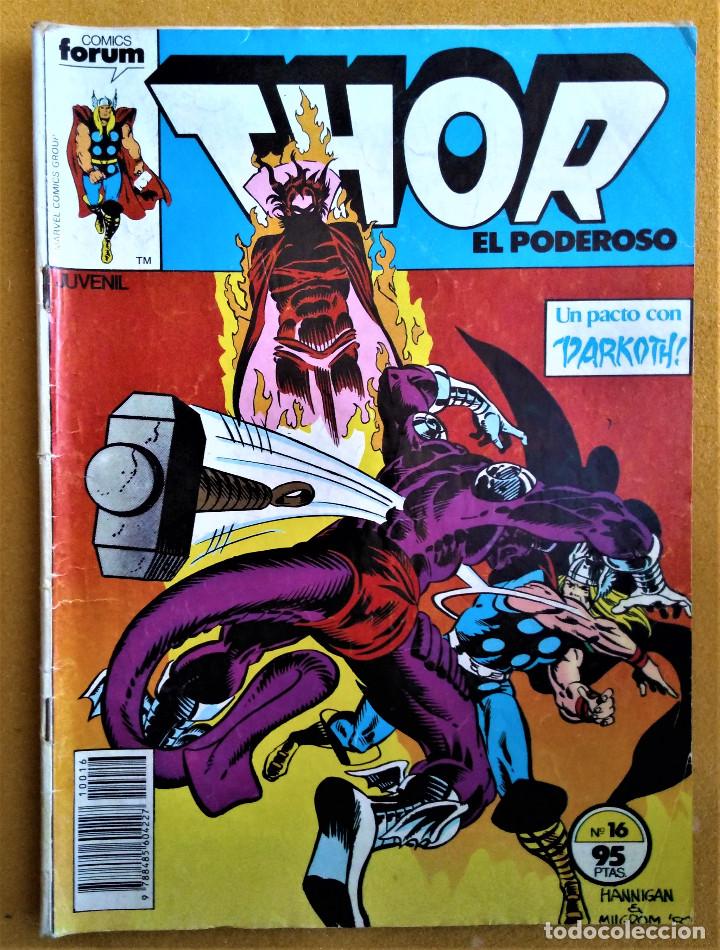 C&oacute;mics: THOR EL PODEROSO - N&ordm; 16 - UN PACTO CON DARKOTH! - EDICIONES FORUM - Foto 1