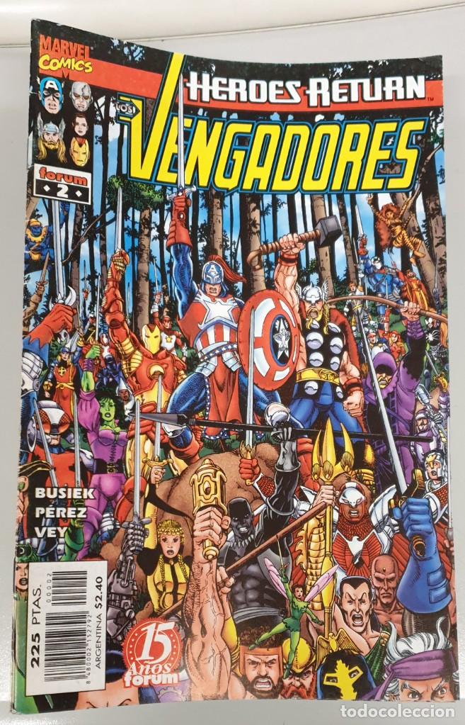 C&oacute;mics: LOS VENGADORES VOL 3 N&ordm; 2 - HEROES RETURN / MARVEL -FORUM - Foto 1