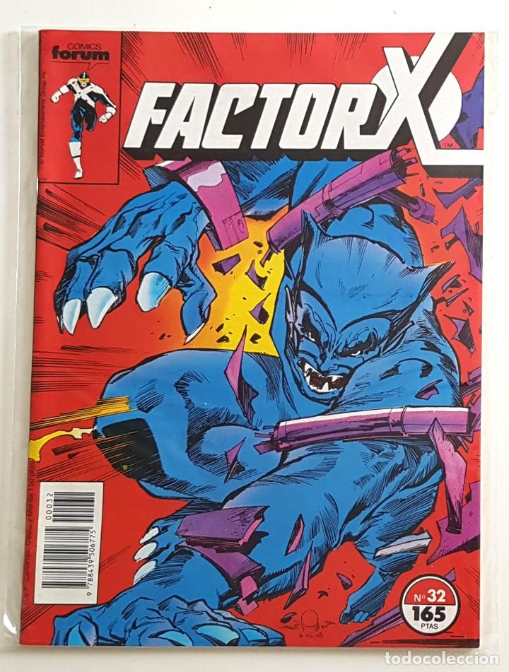 C&oacute;mics: FACTOR X N&ordm; 32 PLANETA DAGOSTINI COMICS FORUM BUENISIMO ESTADO 1989 - Foto 1