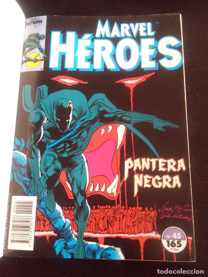 C&oacute;mics: MARVEL HEROES 45-46-47-48-49 PRIMERA EDICI&Oacute;N FORUM - Foto 2
