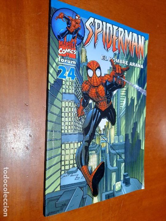 C&oacute;mics: SPIDERMAN 24. COMICS FORUM. R&Uacute;STICA. BUEN ESTADO. DE UNA PIEZA. - Foto 1