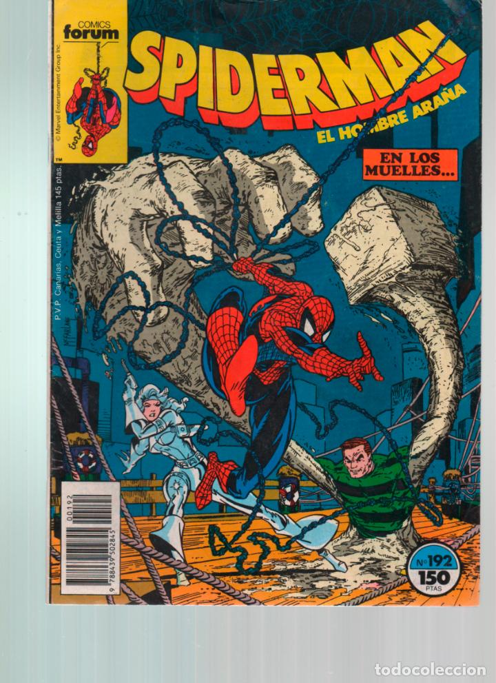 C&oacute;mics: SPIDERMAN EL HOMBRE ARA&Ntilde;A N&ordm; 192. FORUM - Foto 1