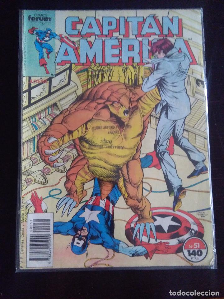 C&oacute;mics: CAPITAN AMERICA 51 PRIMERA EDICION-PANINI - Foto 2