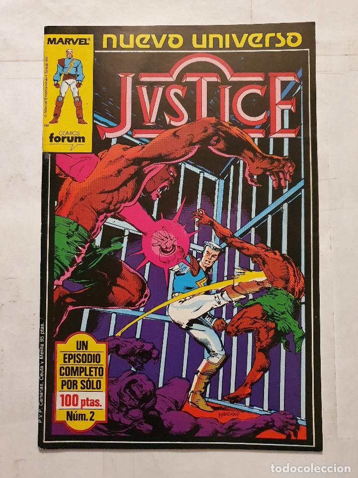 C&oacute;mics: JUSTICE VOL. # 2 (FORUM) - NUEVO UNIVERSO - 1988 - Foto 1