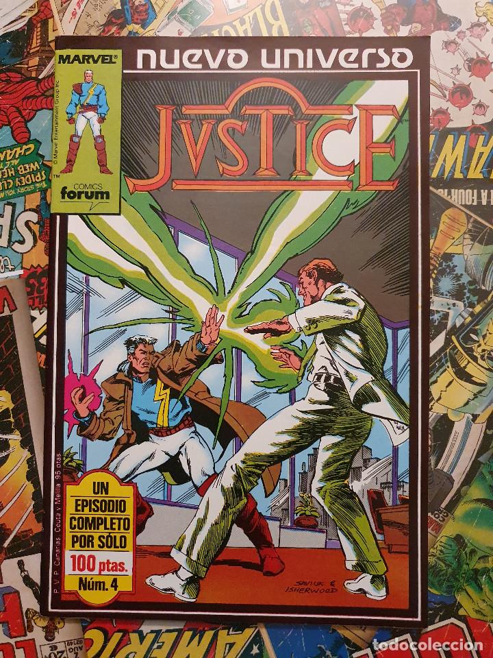 C&oacute;mics: JUSTICE VOL. # 4 (FORUM) - NUEVO UNIVERSO - 1988 - Foto 1