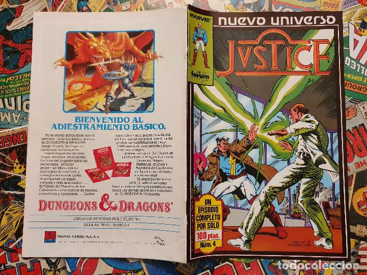 C&oacute;mics: JUSTICE VOL. # 4 (FORUM) - NUEVO UNIVERSO - 1988 - Foto 2