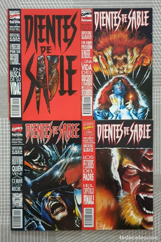 C&oacute;mics: DIENTES DE SABLE. CAZA MORTAL. SL de 4 comics. Comics Forum 1994 - Foto 1
