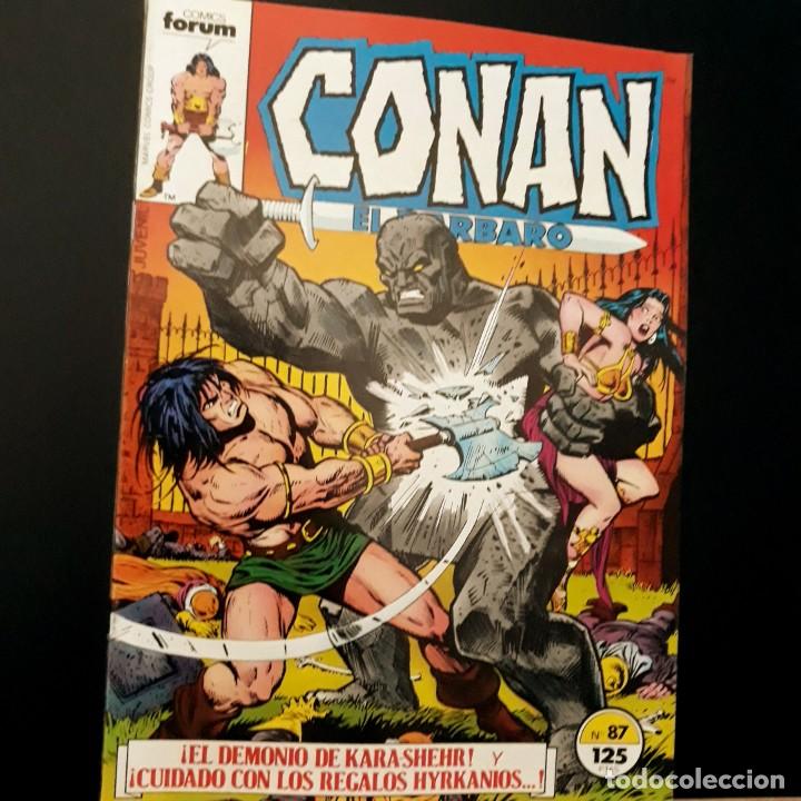 C&oacute;mics: CONAN EL B&Aacute;RBARO N&ordm; 87 COMICS FORUM MARVEL - Foto 1