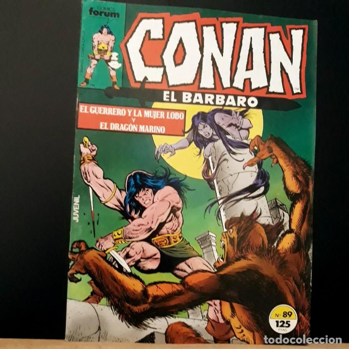 C&oacute;mics: CONAN EL B&Aacute;RBARO N&ordm; 89 COMICS FORUM MARVEL - Foto 1
