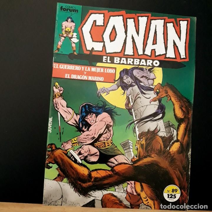 C&oacute;mics: CONAN EL B&Aacute;RBARO N&ordm; 89 COMICS FORUM MARVEL - Foto 1