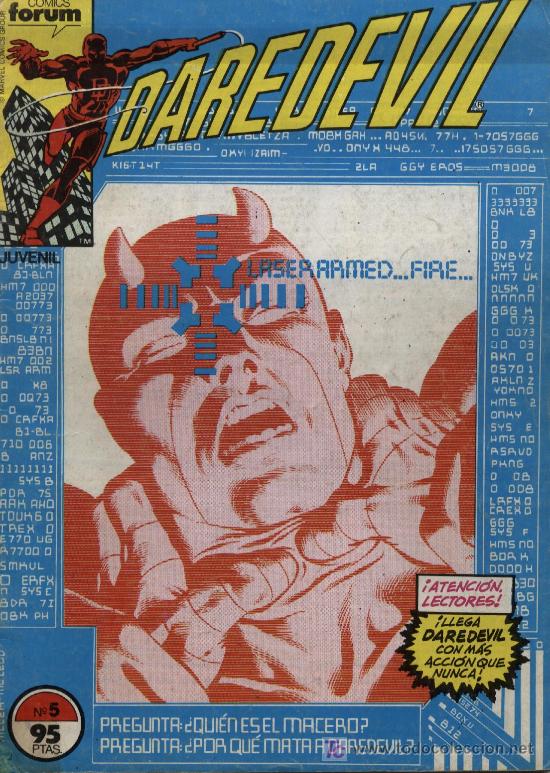 C&oacute;mics: DAREDEVIL - n&ordm; 5 - Forum 1983 - Foto 1