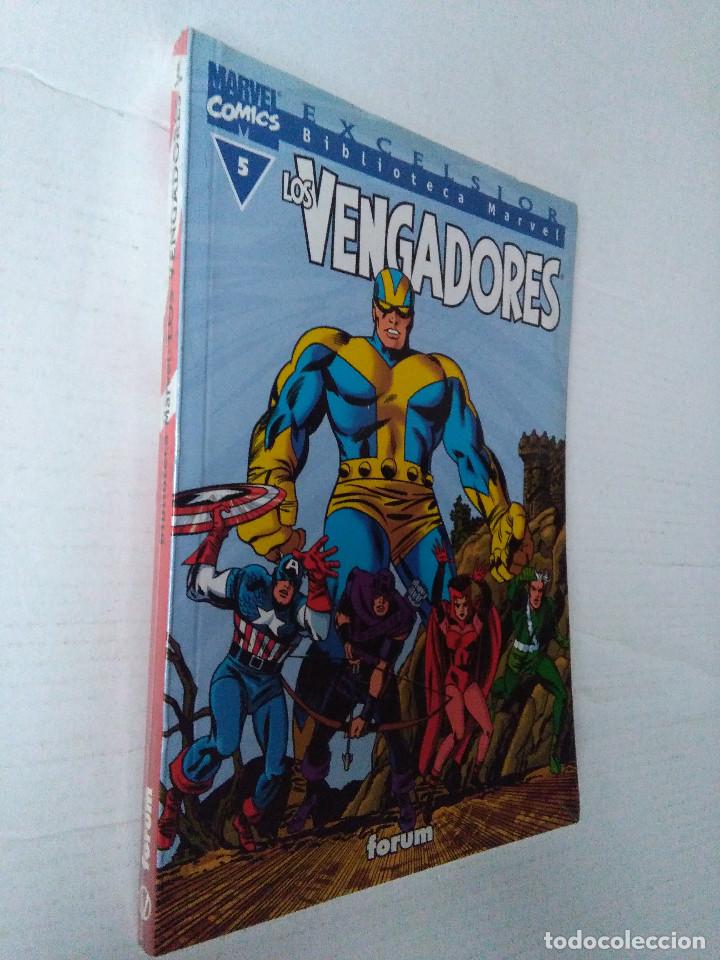 C&oacute;mics: BIBLIOTECA MARVEL EXCELSIOR-LOS VENGADORES 5-FORUM - Foto 1