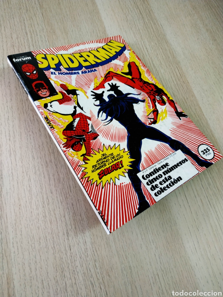 C&oacute;mics: EXCELENTE ESTADO SPIDERMAN 81 AL 85 RETAPADO FORUM - Foto 1