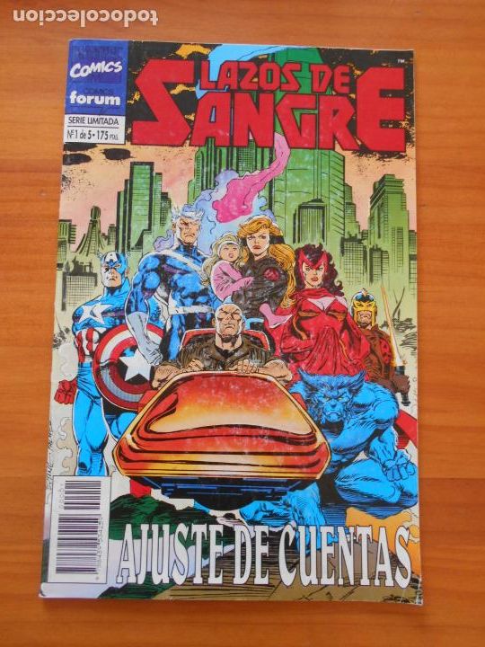 C&oacute;mics: LAZOS DE SANGRE N&ordm; 1 DE 5 - AJUSTE DE CUENTAS - MARVEL - FORUM (E2) - Foto 1