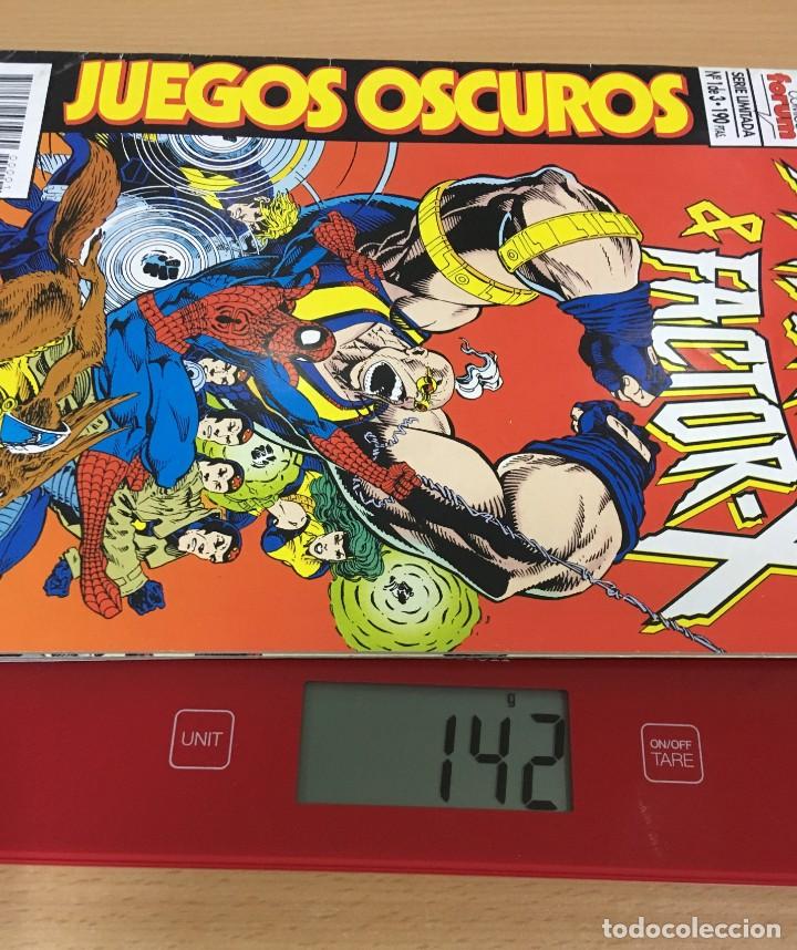 C&oacute;mics: C&Oacute;MIC SPIDERMAN Y FACTOR X - JUEGOS OSCUROS (1994) - SERIE COMPLETA LIMITADA A 3 C&Oacute;MICS - Foto 8