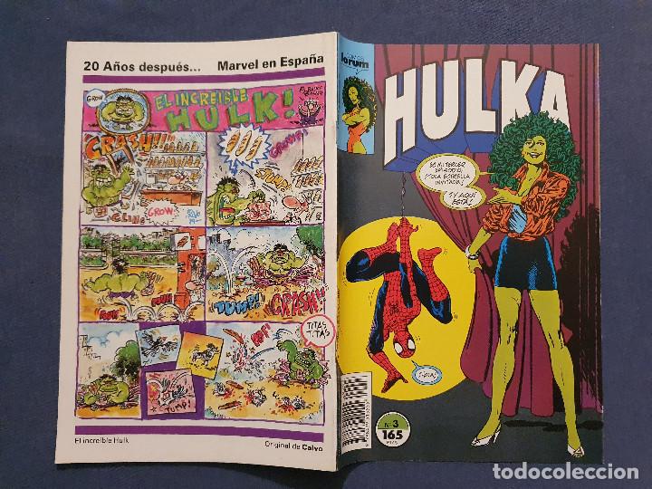C&oacute;mics: HULKA VOL. 1 # 3 (FORUM) - 1990 - Foto 2