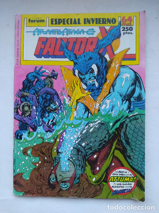 C&oacute;mics: FACTOR X ESPECIAL INVIERNO 1989 (ATLANTIS ATACA) FORUM. TDKC39 - Foto 1