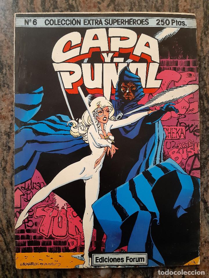 C&oacute;mics: COLECCION EXTRA SUPERHEROES NUMERO 6. CAPA Y PU&Ntilde;AL. EDICIONES FORUM. - Foto 1