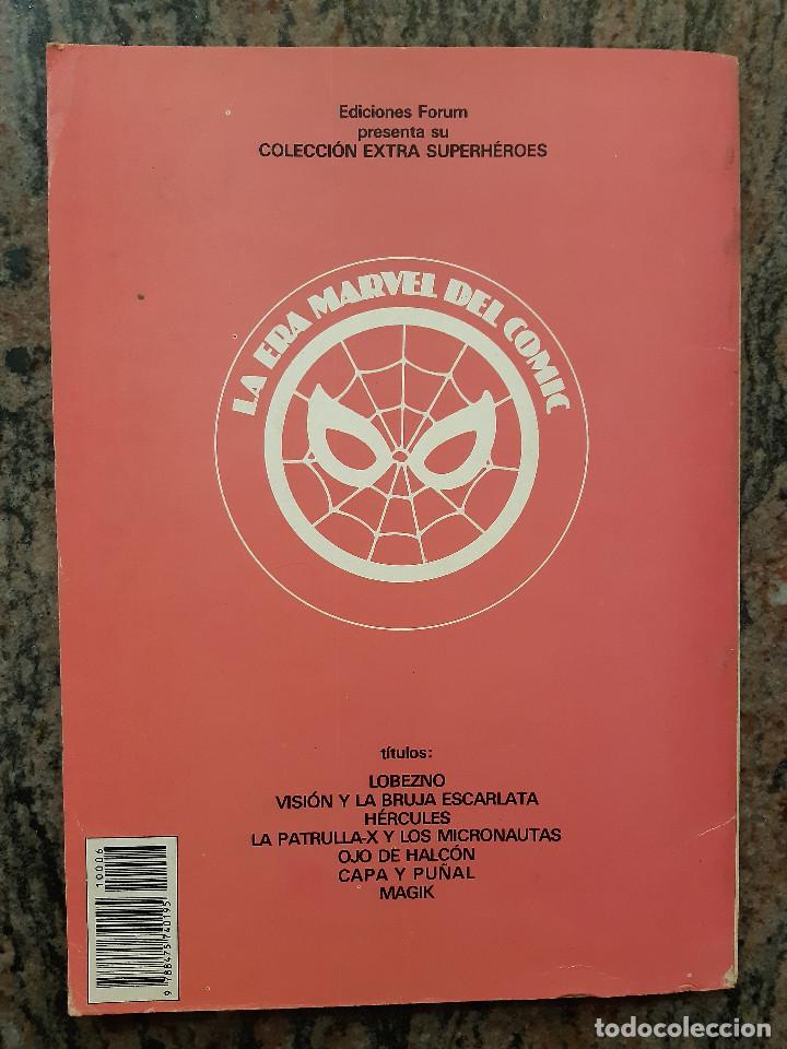C&oacute;mics: COLECCION EXTRA SUPERHEROES NUMERO 6. CAPA Y PU&Ntilde;AL. EDICIONES FORUM. - Foto 2