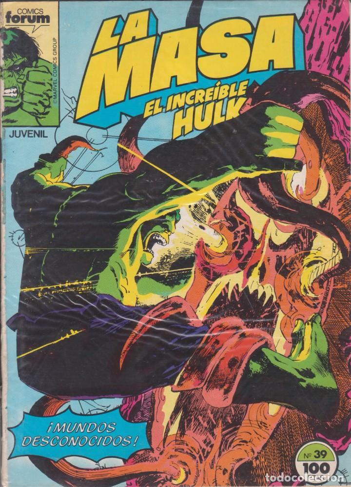 C&oacute;mics: COMIC MARVEL &rdquo; LA MASA &rdquo; N&ordm; 39 VOL.1 ED. PLANETA / FORUM - Foto 1