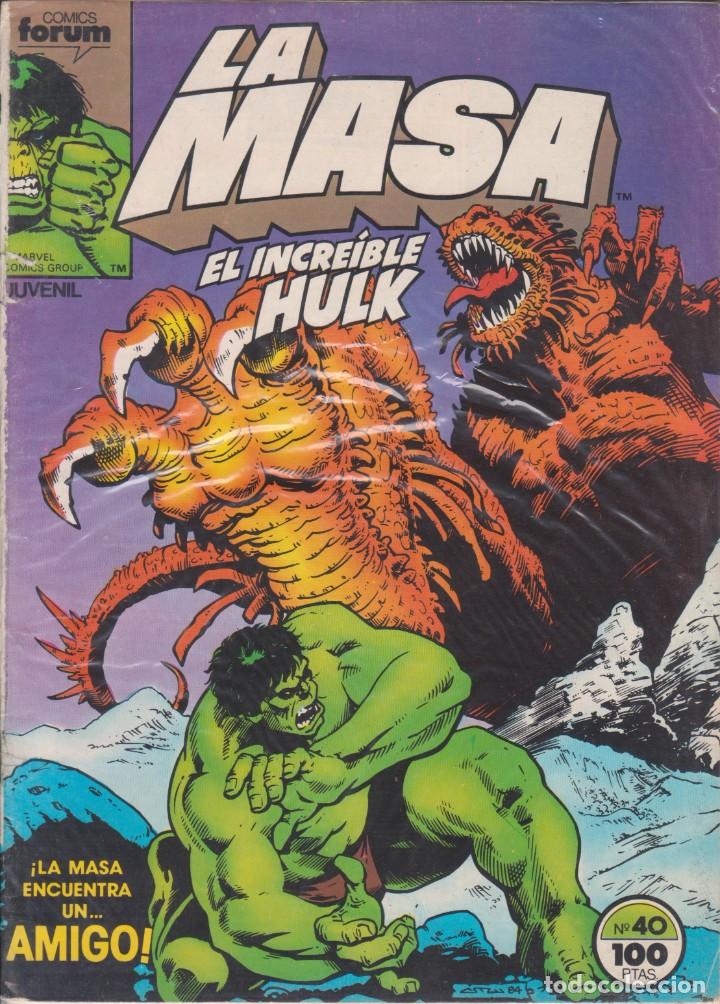 C&oacute;mics: COMIC MARVEL &rdquo; LA MASA &rdquo; N&ordm; 40 VOL.1 ED. PLANETA / FORUM - Foto 1