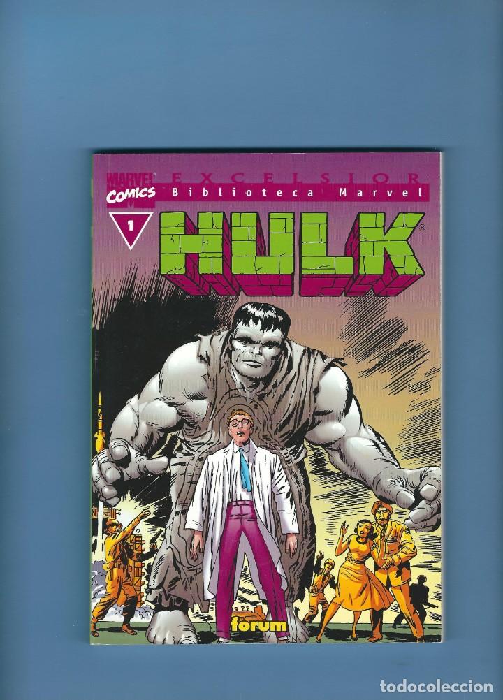 C&oacute;mics: BIBLIOTECA MARVEL - HULK - 4 PRIMEROS N&Uacute;MEROS - Foto 1
