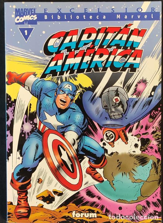 C&oacute;mics: BIBILIOTECA MARVEL - CAPITAN AMERICA - N&ordm; 1 AL N&ordm; 20 - FORUM - - Foto 1