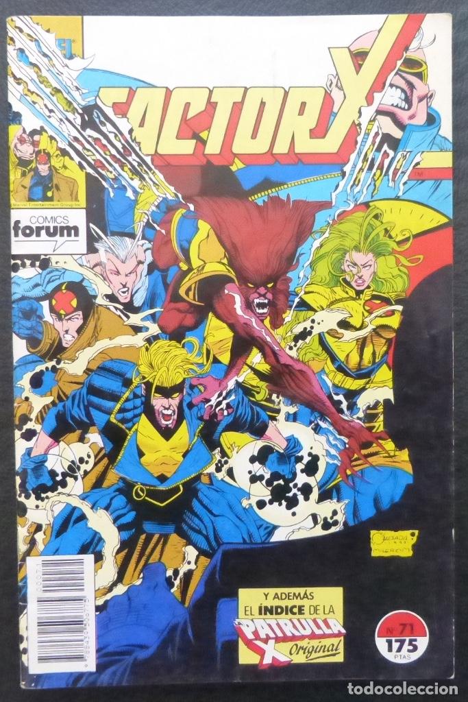 C&oacute;mics: Comic FACTOR X,N&ordm; 71-X-Men,comics,Forum,A&ntilde;o 1993 - Foto 1
