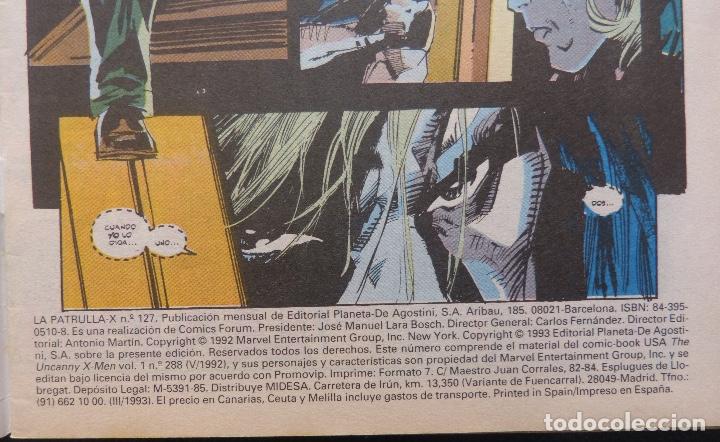 C&oacute;mics: Comic Patrulla X,Marvel Comics,Forum, N&ordm; 127,A&ntilde;o 1993 - Foto 3