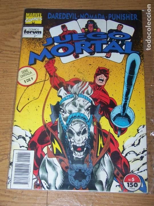 C&oacute;mics: FORUM JUEGO MORTAL CON DAREDEVIL NOMADA PUNISHER N&ordm; 3 DE 9 - Foto 1