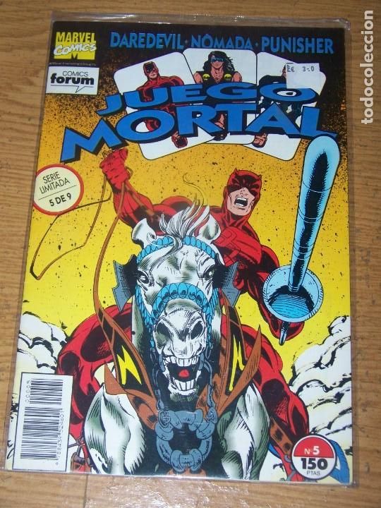 C&oacute;mics: FORUM JUEGO MORTAL CON DAREDEVIL NOMADA PUNISHER N&ordm; 3 DE 9 - Foto 1