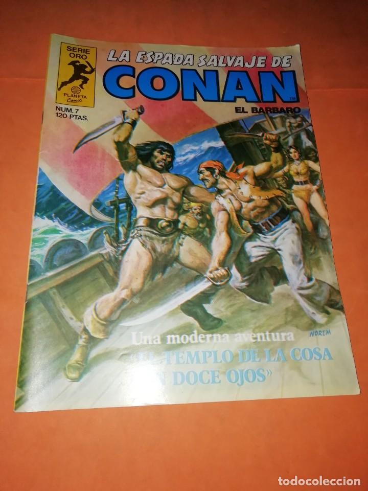LA ESPADA SALVAJE DE CONAN. Nº 7. 1ª EDICION . PLANETA COMIC. (Tebeos y Comics - Forum - Conan)