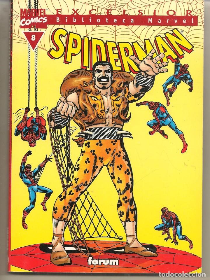 C&oacute;mics: BIBLIOTECA MARVEL. EXCELSIOR. N&ordm; 8. SPIDERMAN. FORUM (ST/HS) - Foto 1