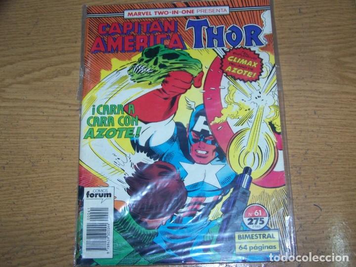 C&oacute;mics: FORUM CAPITAN AMERICA THOR VOL.1 N&ordm; 61 - Foto 1