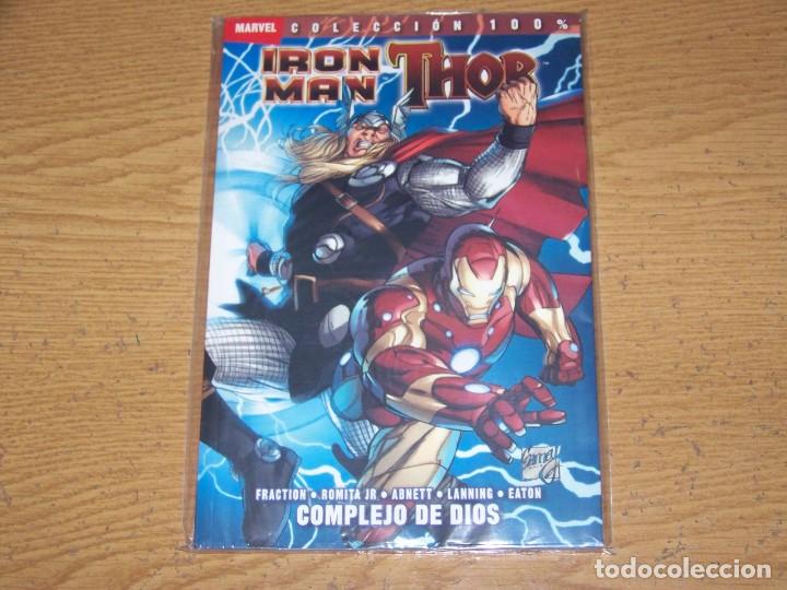 C&oacute;mics: PANINI COLECCION 100% MARVEL IRON MAN THOR COMPLEJO DE DIOS - Foto 1