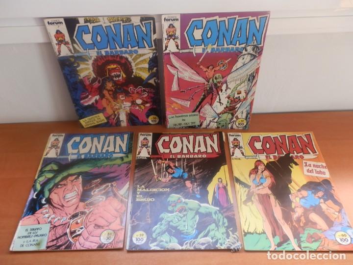 C&oacute;mics: 5 COMICS FORUM CONAN EL BARBARO. MARVEL COMICS GROUP. N&ordm;s 56-57-58-59-60 - Foto 2