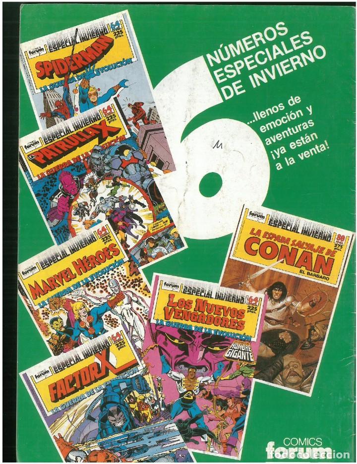 C&oacute;mics: FACTOR X. N&ordm; 11. 1988. VOLUMEN 1. EDITORIAL FORUM. C-71 - Foto 2