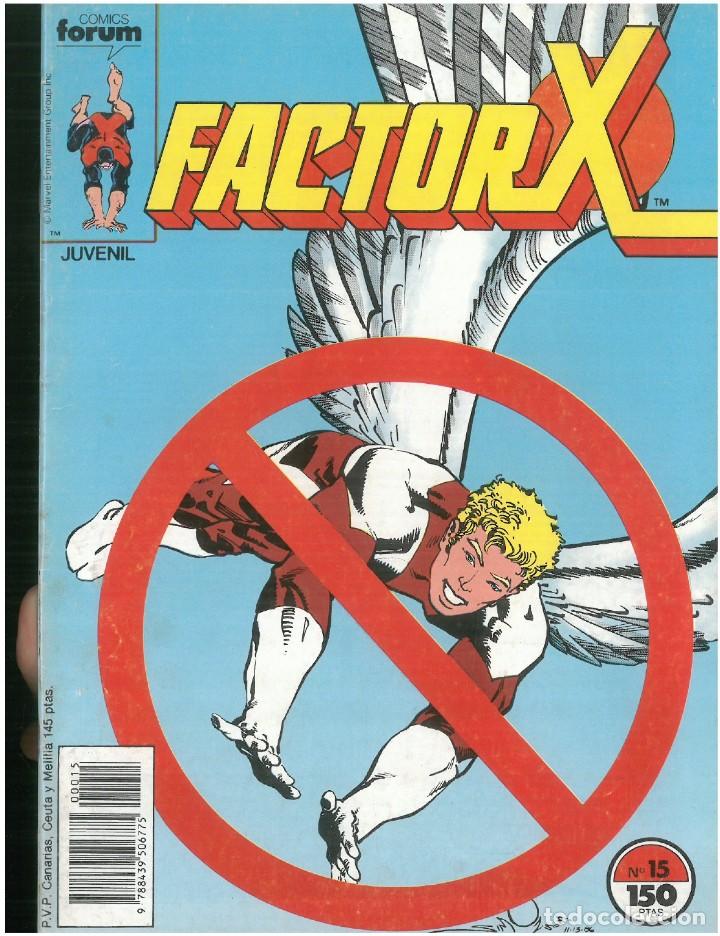 C&oacute;mics: FACTOR X. N&ordm; 15. 1988. VOLUMEN 1. EDITORIAL FORUM. C-71 - Foto 1